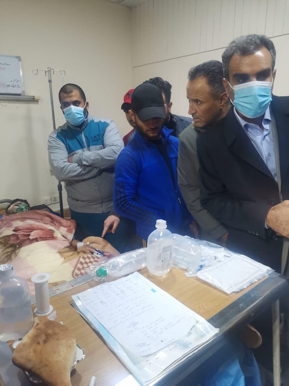 وفد الحزب الديمقراطي يتفقد جرحى تفجيري بغداد - صورة: الحزب الديمقراطي